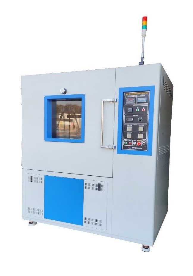 ETSP-RT series rain test chamber with viewing window and control panel