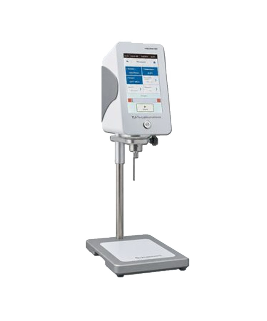 TLI TXL-GEN-010 viscometer with touchscreen head, spindle and stand